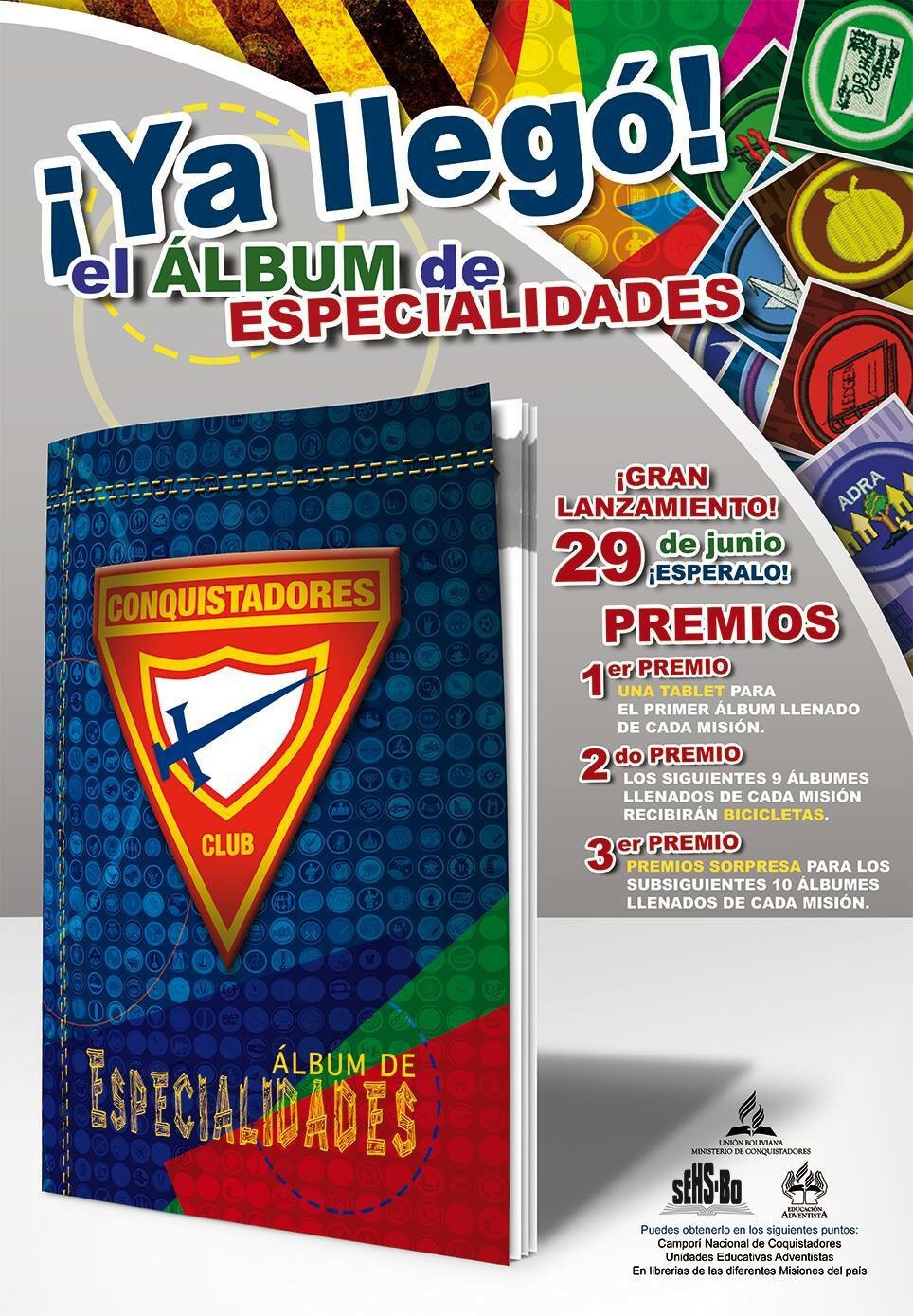 ALBUM DE ESPECIALIDADES! | Club de Conquistadores 